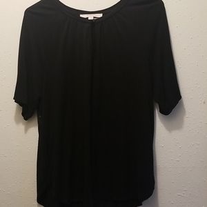 Ann Taylor Loft size L in black blouse